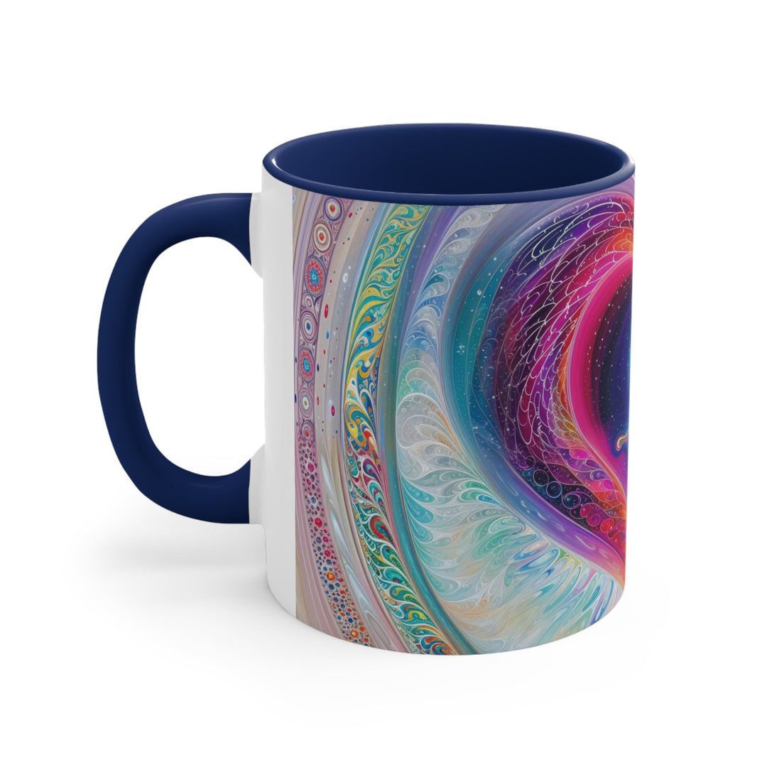 Cosmic Love Awakening - Accent Coffee Mug - Mug - g(0D·IO) - Pink - 11oz -