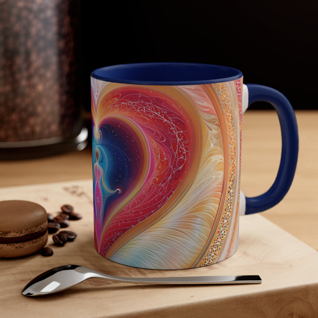 Cosmic Love Awakening - Accent Coffee Mug - Mug - g(0D·IO) - Pink - 11oz -