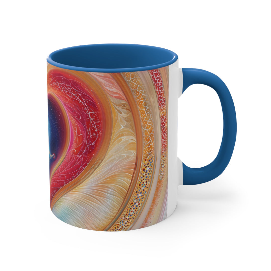 Cosmic Love Awakening - Accent Coffee Mug - Mug - g(0D·IO) - Pink - 11oz -