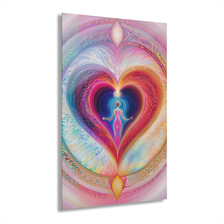 Cosmic Love Awakening - Acrylic Prints (French Cleat Hanging) - Home Decor - g(0D·IO) - 24" x 36" (Vertical) - 0.25'' -