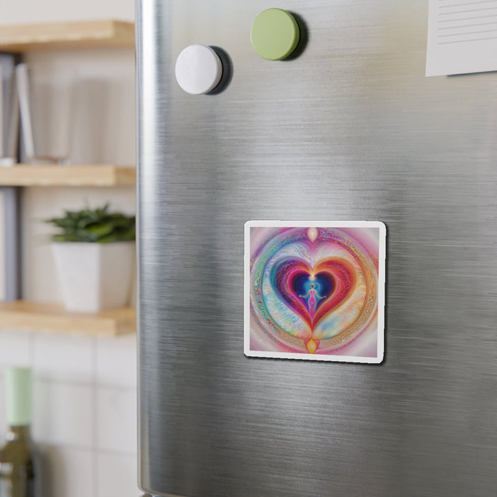 Cosmic Love Awakening - Die-cut Magnet - Home Decor - g(0D·IO) - 6 × 6" - Die-Cut - 1 pc