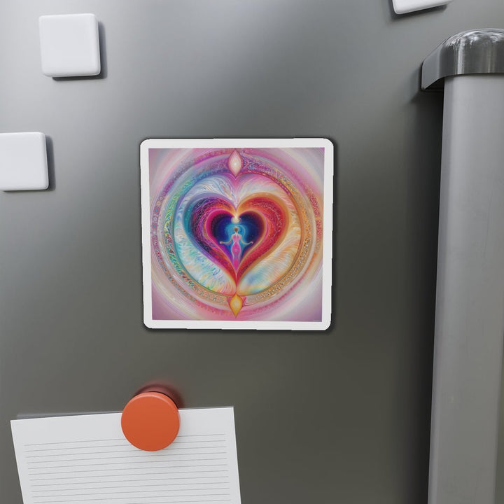Cosmic Love Awakening - Die-cut Magnet - Home Decor - g(0D·IO) - 6 × 6" - Die-Cut - 1 pc