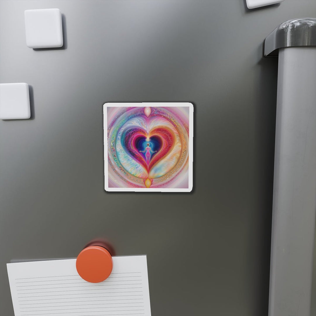 Cosmic Love Awakening - Die-cut Magnet - Home Decor - g(0D·IO) - 6 × 6" - Die-Cut - 1 pc