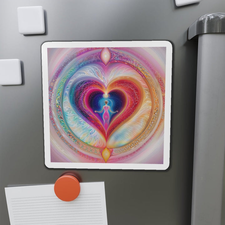 Cosmic Love Awakening - Die-cut Magnet - Home Decor - g(0D·IO) - 6 × 6" - Die-Cut - 1 pc