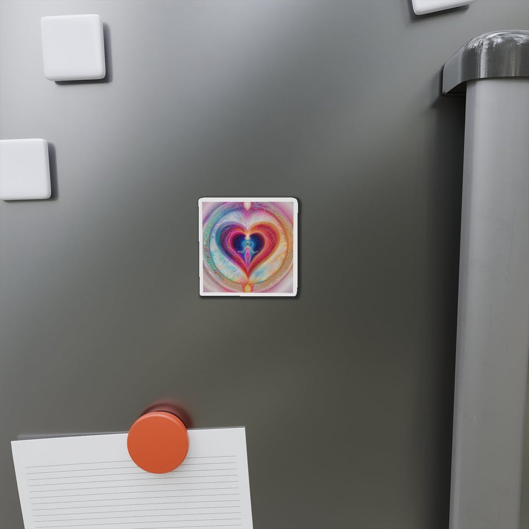Cosmic Love Awakening - Die-cut Magnet - Home Decor - g(0D·IO) - 6 × 6" - Die-Cut - 1 pc