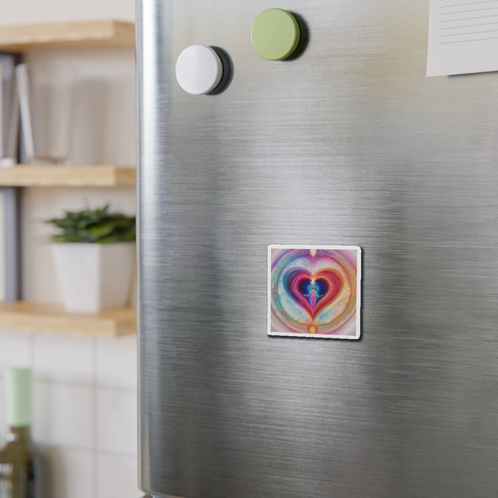 Cosmic Love Awakening - Die-cut Magnet - Home Decor - g(0D·IO) - 6 × 6" - Die-Cut - 1 pc