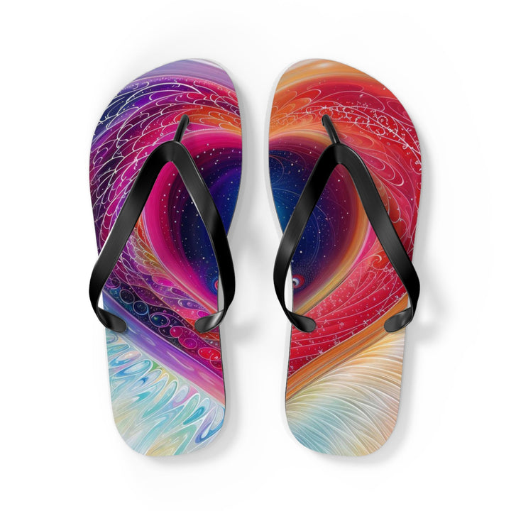 Cosmic Love Awakening - Flip Flops - Shoes - g(0D·IO) - L - Black sole -