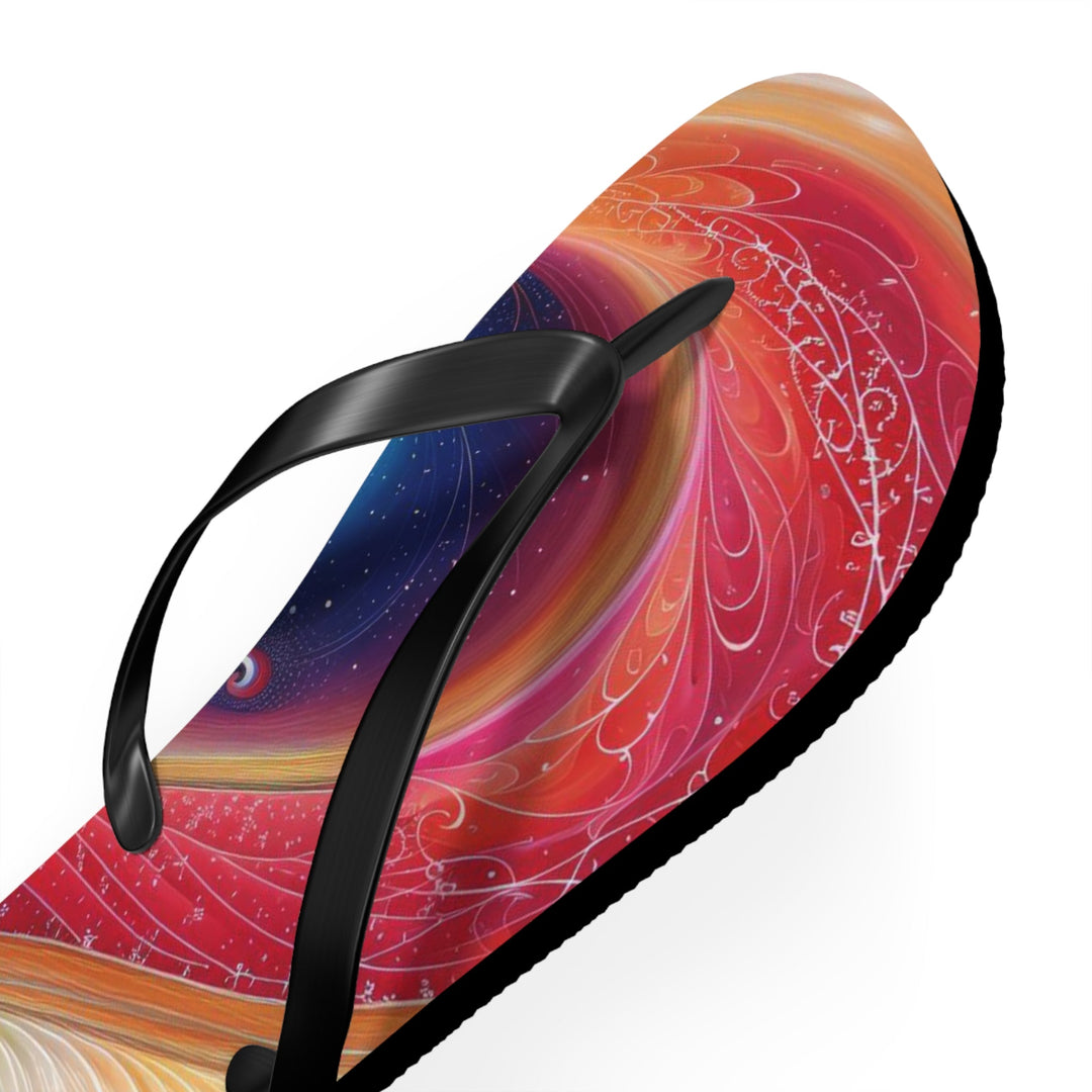 Cosmic Love Awakening - Flip Flops - Shoes - g(0D·IO) - XL - Black sole -