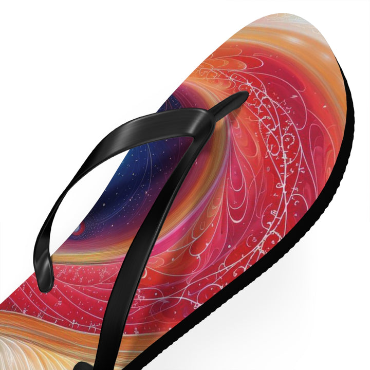 Cosmic Love Awakening - Flip Flops - Shoes - g(0D·IO) - XL - Black sole -