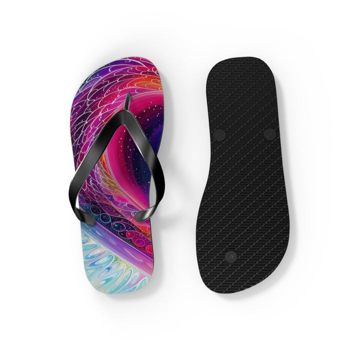 Cosmic Love Awakening - Flip Flops - Shoes - g(0D·IO) - XL - Black sole -