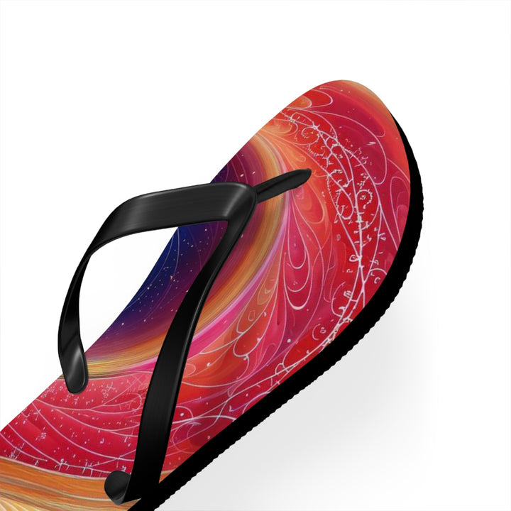 Cosmic Love Awakening - Flip Flops - Shoes - g(0D·IO) - XL - Black sole -