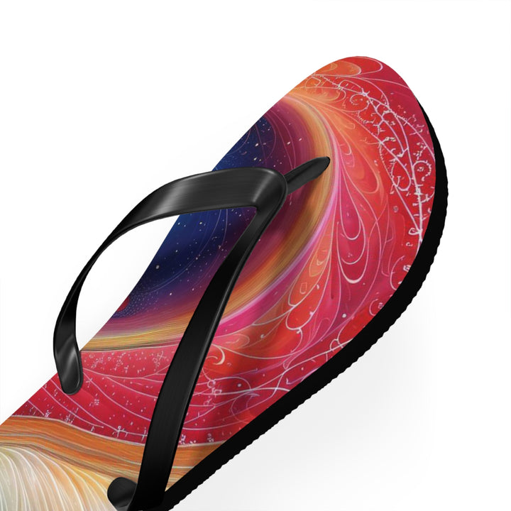 Cosmic Love Awakening - Flip Flops - Shoes - g(0D·IO) - XL - Black sole -