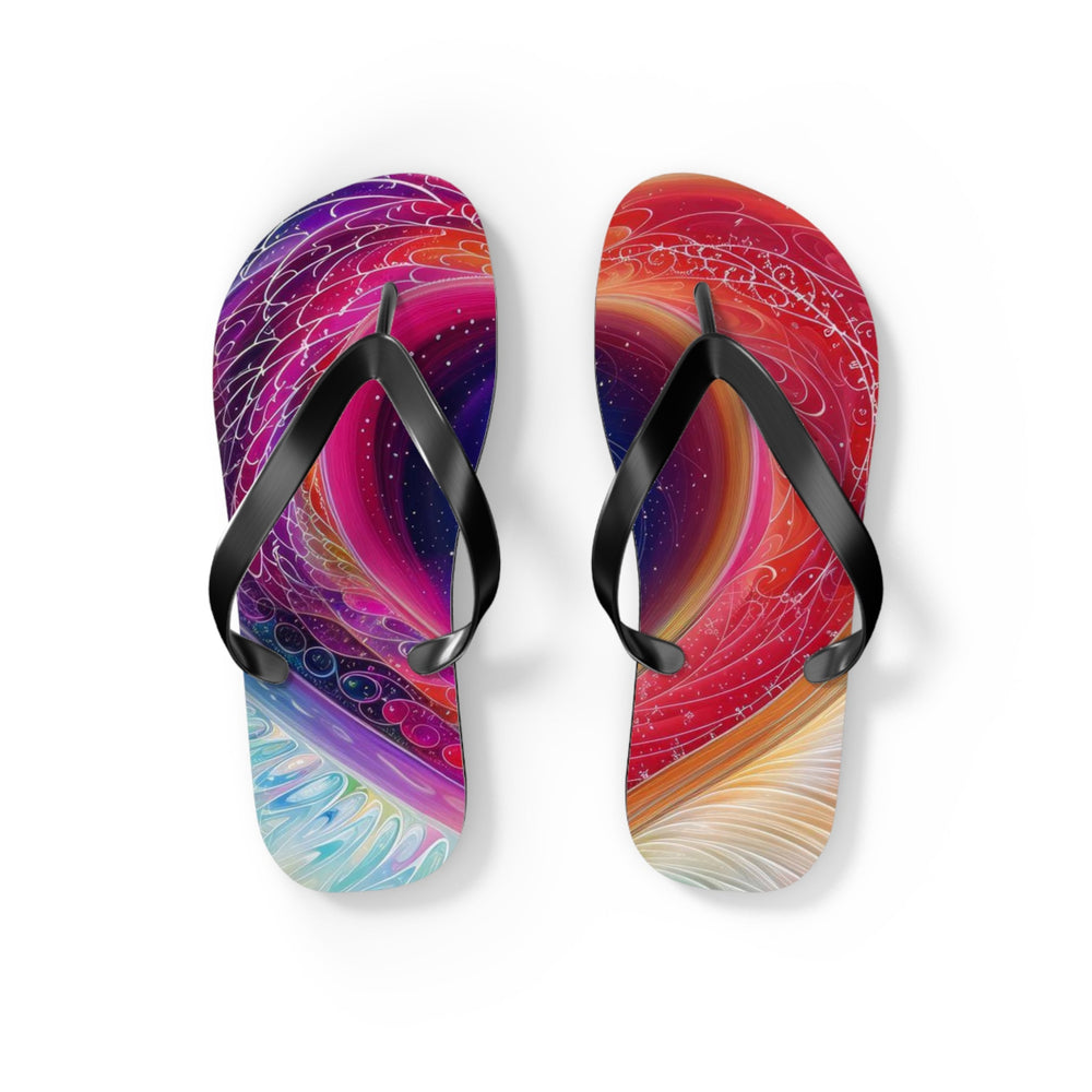 Cosmic Love Awakening - Flip Flops - Shoes - g(0D·IO) - S - Black sole -