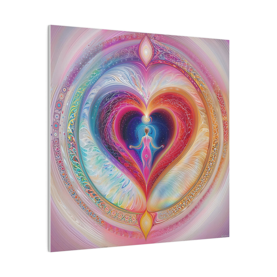 Cosmic Love Awakening - Matte Canvas - Canvas - g(0D·IO) - 32" x 32" (Square) - 0.75'' -