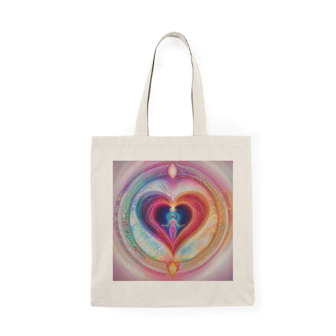 Cosmic Love Awakening - Natural Tote Bag - Bags - g(0D·IO) - 15" x 16" - Natural -