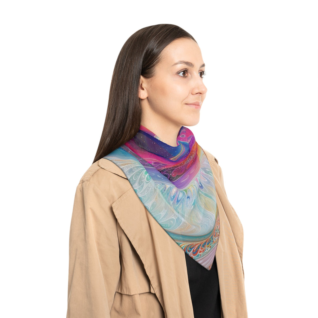 Cosmic Love Awakening - Poly Scarf - Accessories - g(0D·IO) - Poly chiffon - 50" × 50" -