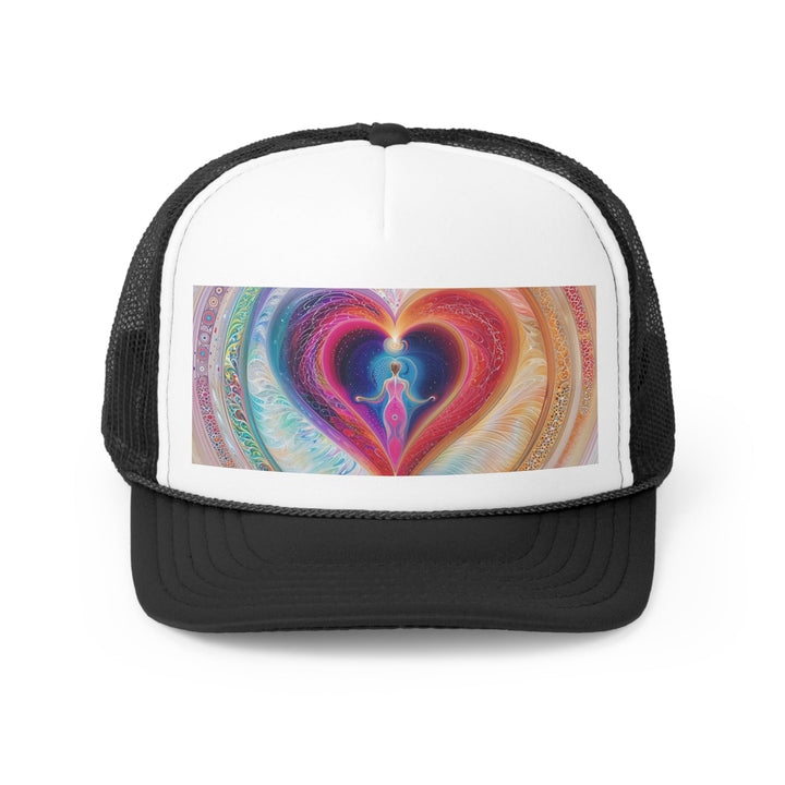 Cosmic Love Awakening - Trucker Hat - Hats - g(0D·IO) - Black - One size -