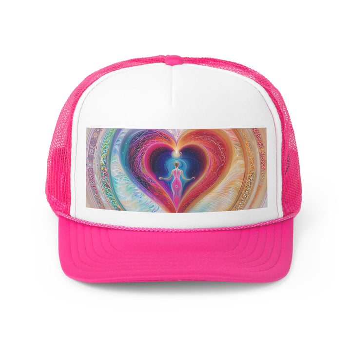 Cosmic Love Awakening - Trucker Hat - Hats - g(0D·IO) - Pink - One size -