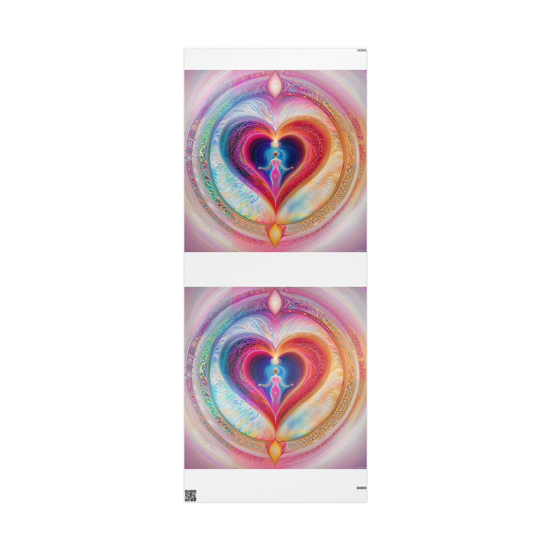 Cosmic Love Awakening - Wrapping Paper - Home Decor - g(0D·IO) - 30'' x 72'' - Glossy -