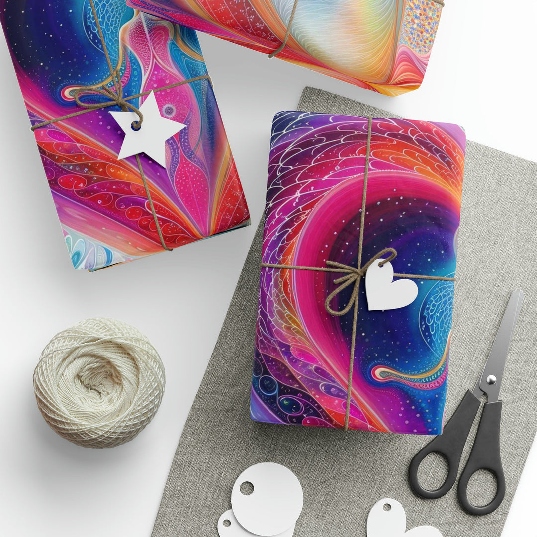 Cosmic Love Awakening - Wrapping Paper - Home Decor - g(0D·IO) - 30'' x 72'' - Matte -