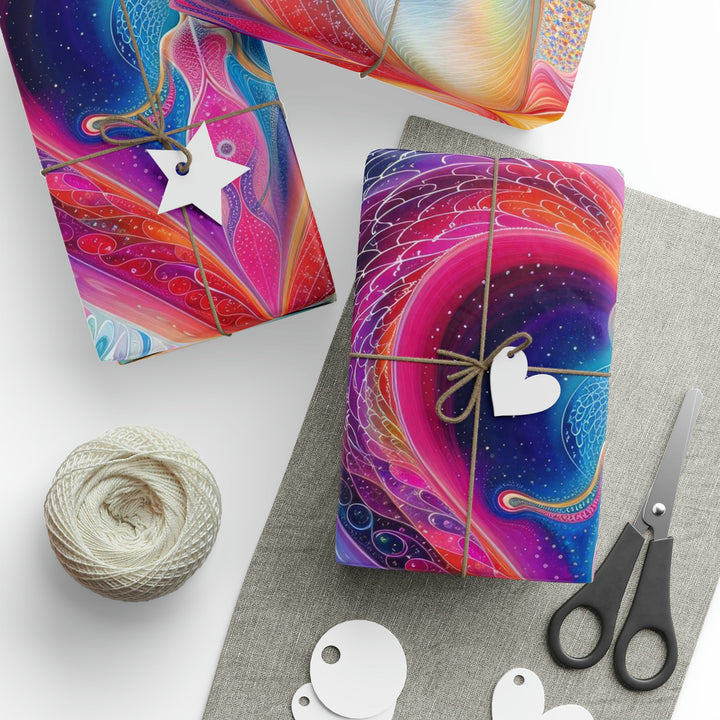 Cosmic Love Awakening - Wrapping Paper - Home Decor - g(0D·IO) - 30'' x 72'' - Matte -