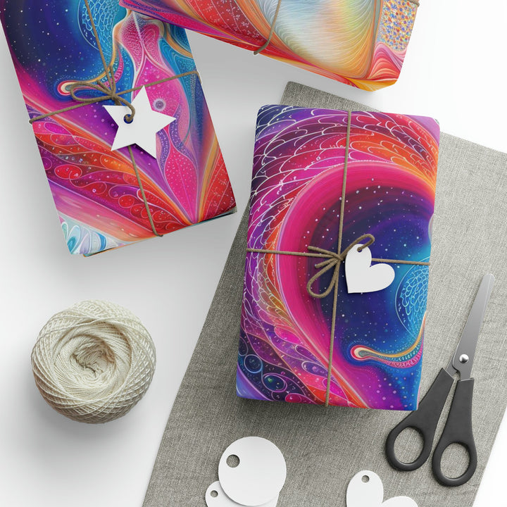 Cosmic Love Awakening - Wrapping Paper - Home Decor - g(0D·IO) - 30'' x 72'' - Matte -