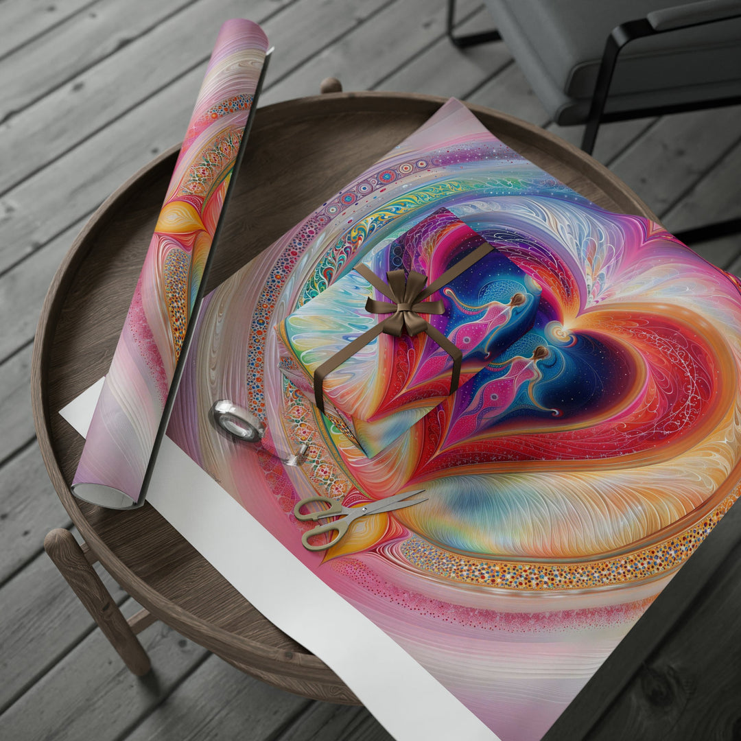 Cosmic Love Awakening - Wrapping Paper - Home Decor - g(0D·IO) - 30'' x 72'' - Matte -