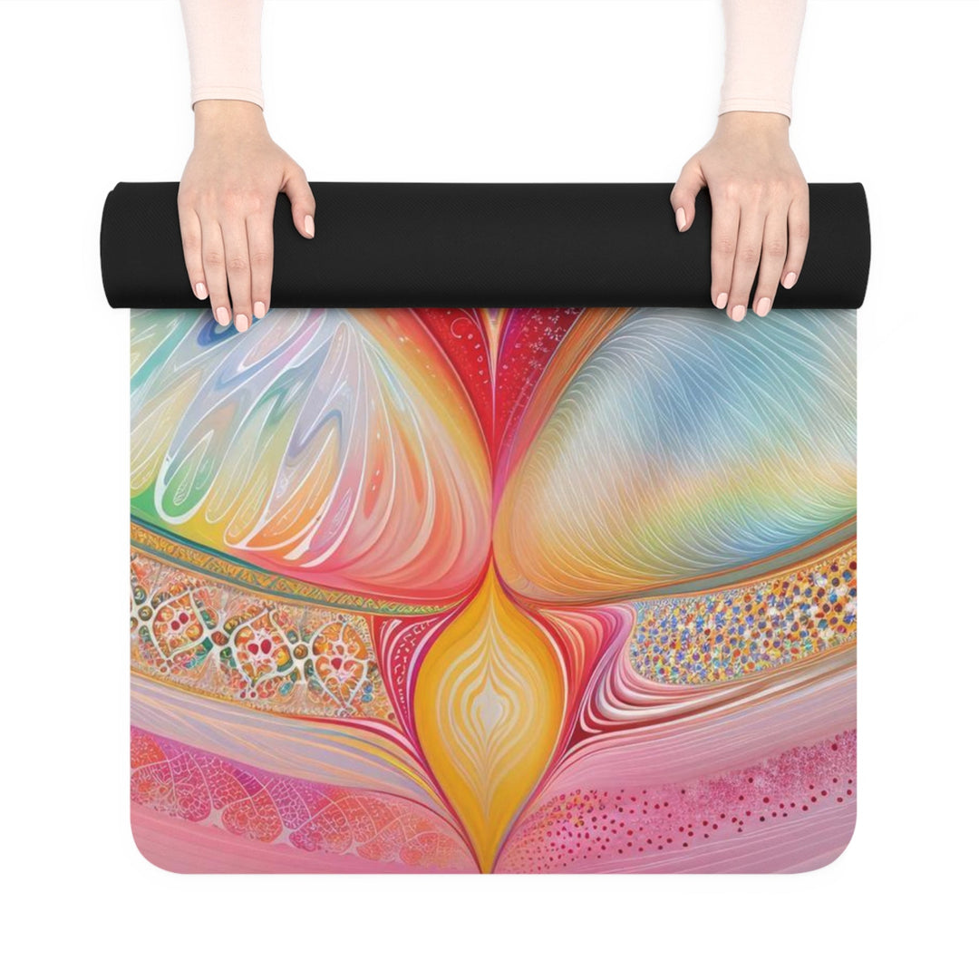 Cosmic Love Awakening - Yoga Mat - Home Decor - g(0D·IO) - 24” x 68” - -