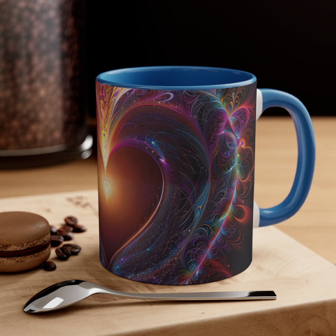 Cosmic Love Essence - Accent Coffee Mug - Mug - g(0D·IO) - Pink - 11oz -