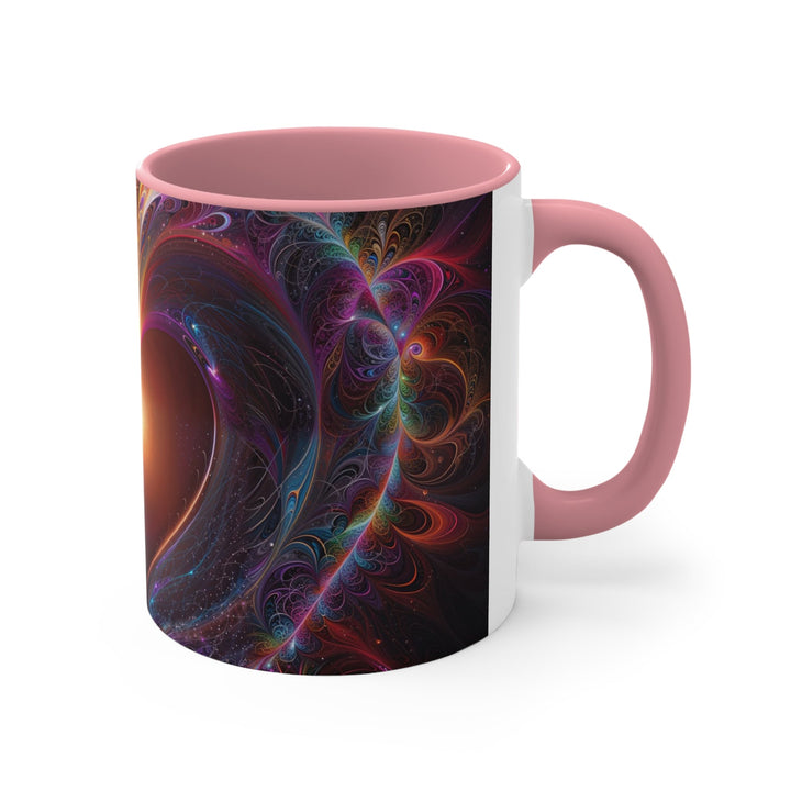 Cosmic Love Essence - Accent Coffee Mug - Mug - g(0D·IO) - Pink - 11oz -