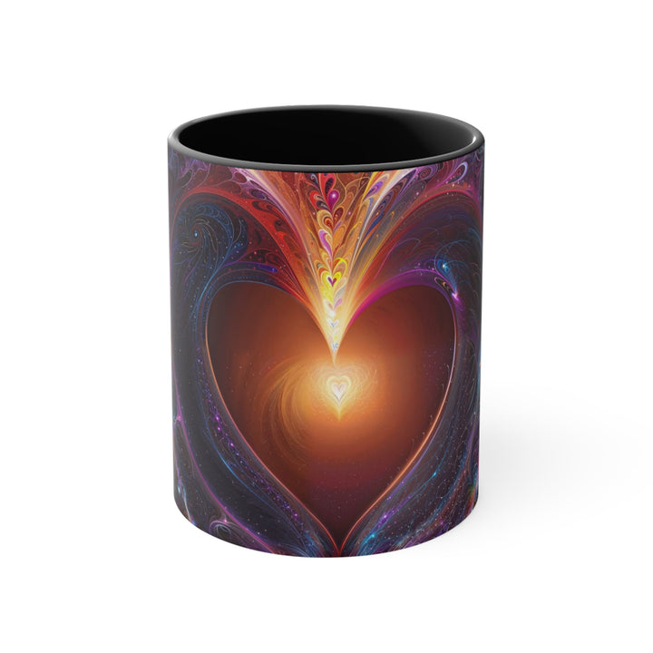 Cosmic Love Essence - Accent Coffee Mug - Mug - g(0D·IO) - Black - 11oz -