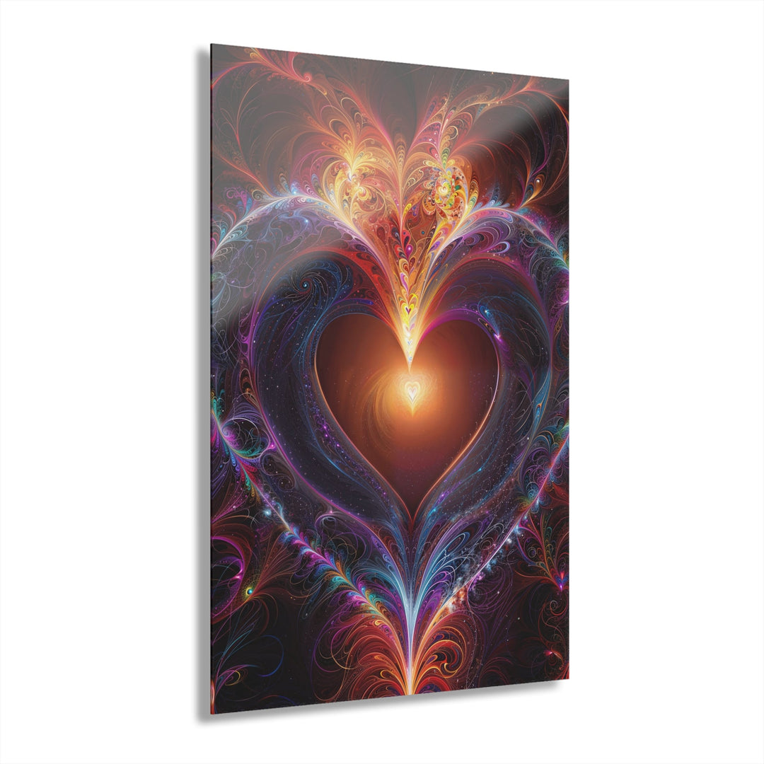 Cosmic Love Essence - Acrylic Prints (French Cleat Hanging) - Home Decor - g(0D·IO) - 24" x 36" (Vertical) - 0.25'' -