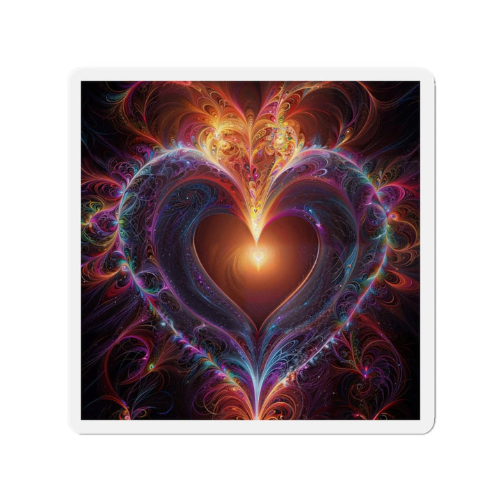 Cosmic Love Essence - Die-cut Magnet - Home Decor - g(0D·IO) - 4" x 4" - Die-Cut - 1 pc