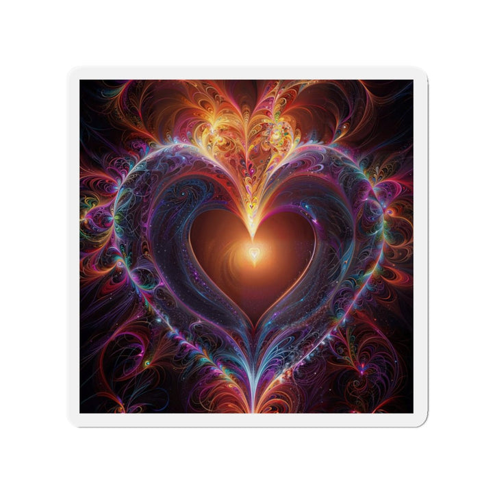 Cosmic Love Essence - Die-cut Magnet - Home Decor - g(0D·IO) - 3" x 3" - Die-Cut - 1 pc