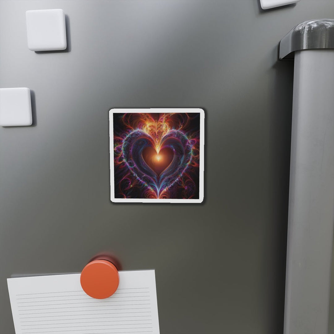 Cosmic Love Essence - Die-cut Magnet - Home Decor - g(0D·IO) - 6 × 6" - Die-Cut - 1 pc