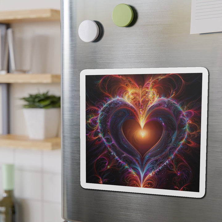 Cosmic Love Essence - Die-cut Magnet - Home Decor - g(0D·IO) - 6 × 6" - Die-Cut - 1 pc