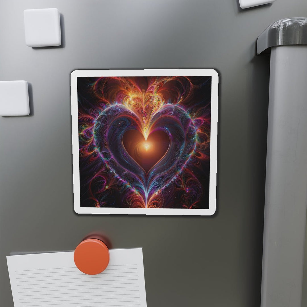 Cosmic Love Essence - Die-cut Magnet - Home Decor - g(0D·IO) - 6 × 6" - Die-Cut - 1 pc