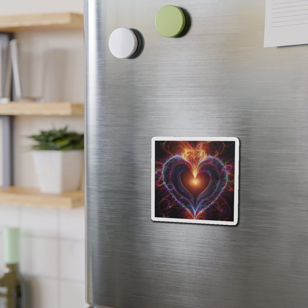 Cosmic Love Essence - Die-cut Magnet - Home Decor - g(0D·IO) - 6 × 6" - Die-Cut - 1 pc