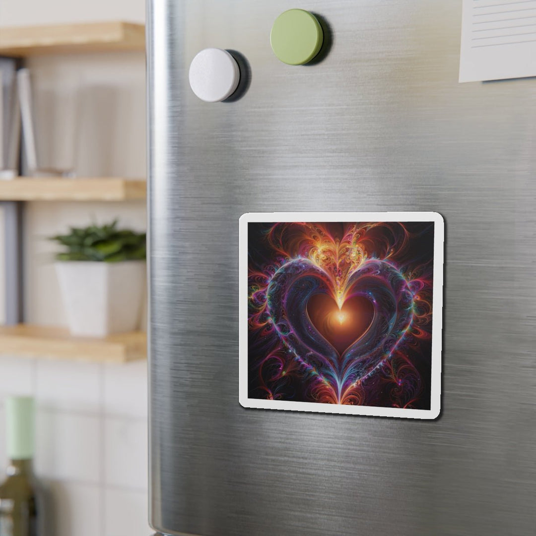 Cosmic Love Essence - Die-cut Magnet - Home Decor - g(0D·IO) - 6 × 6" - Die-Cut - 1 pc
