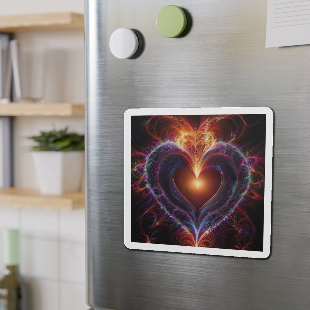 Cosmic Love Essence - Die-cut Magnet - Home Decor - g(0D·IO) - 6 × 6" - Die-Cut - 1 pc
