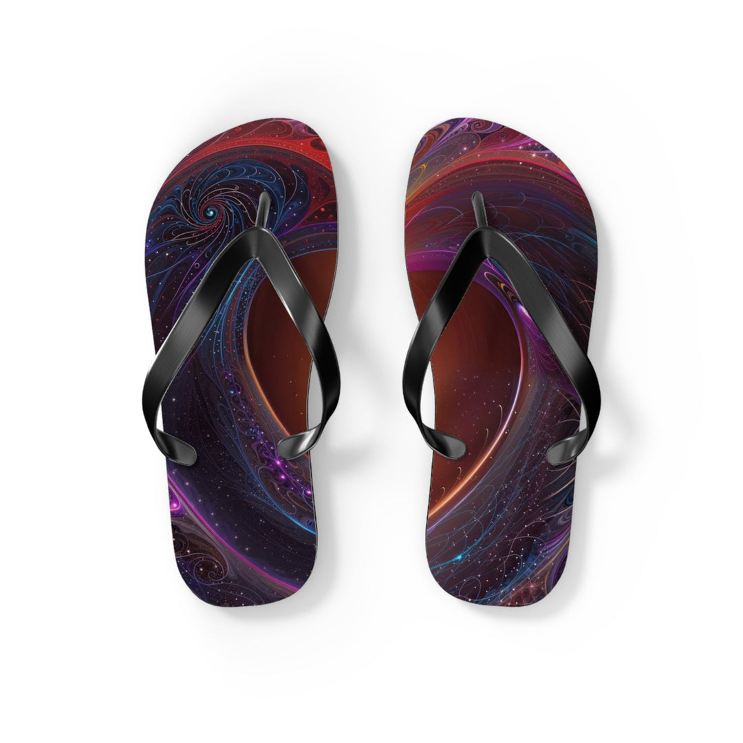 Cosmic Love Essence - Flip Flops - Shoes - g(0D·IO) - S - Black sole -