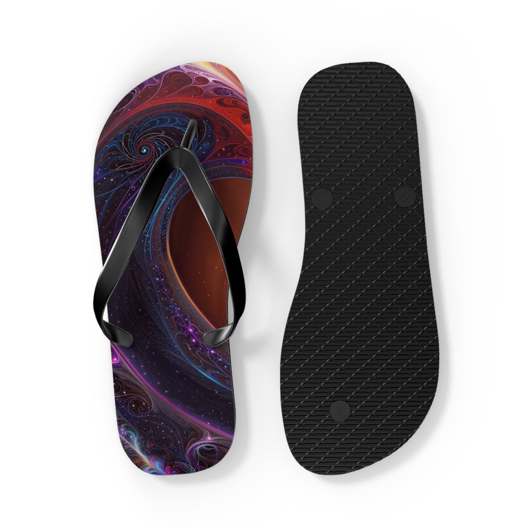 Cosmic Love Essence - Flip Flops - Shoes - g(0D·IO) - XL - Black sole -