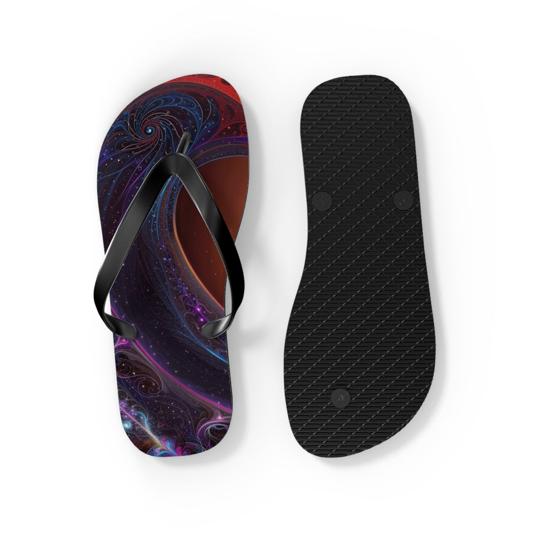 Cosmic Love Essence - Flip Flops - Shoes - g(0D·IO) - XL - Black sole -