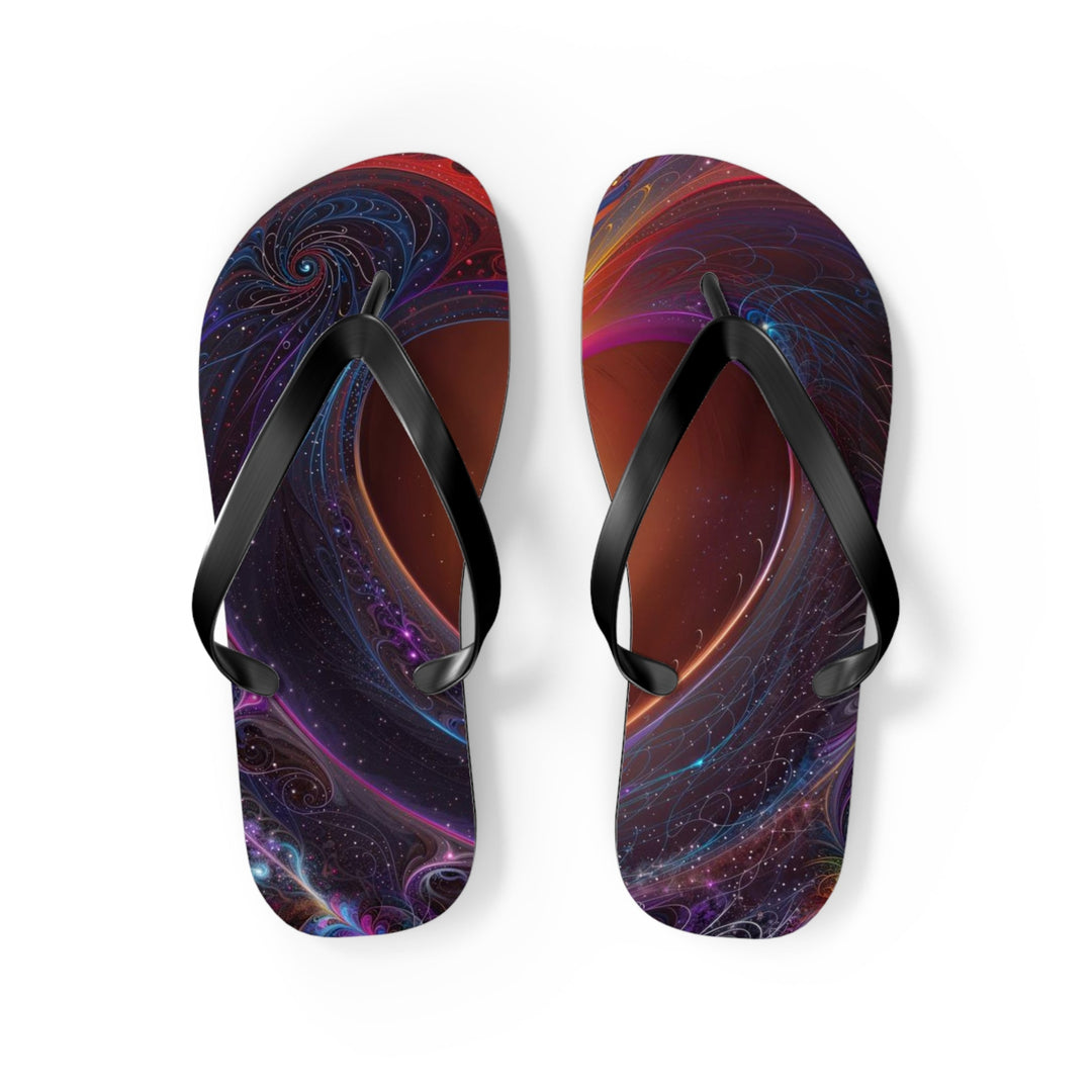 Cosmic Love Essence - Flip Flops - Shoes - g(0D·IO) - M - Black sole -