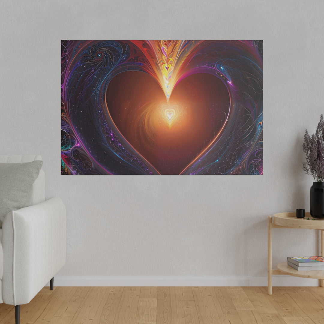 Cosmic Love Essence - Matte Canvas - Canvas - g(0D·IO) - 32" x 32" (Square) - 0.75'' -