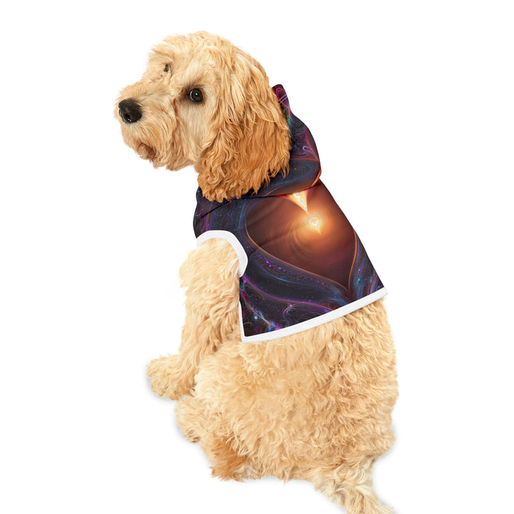 Cosmic Love Essence - Pet Hoodie - Pets - g(0D·IO) - XXS - Black Rib -