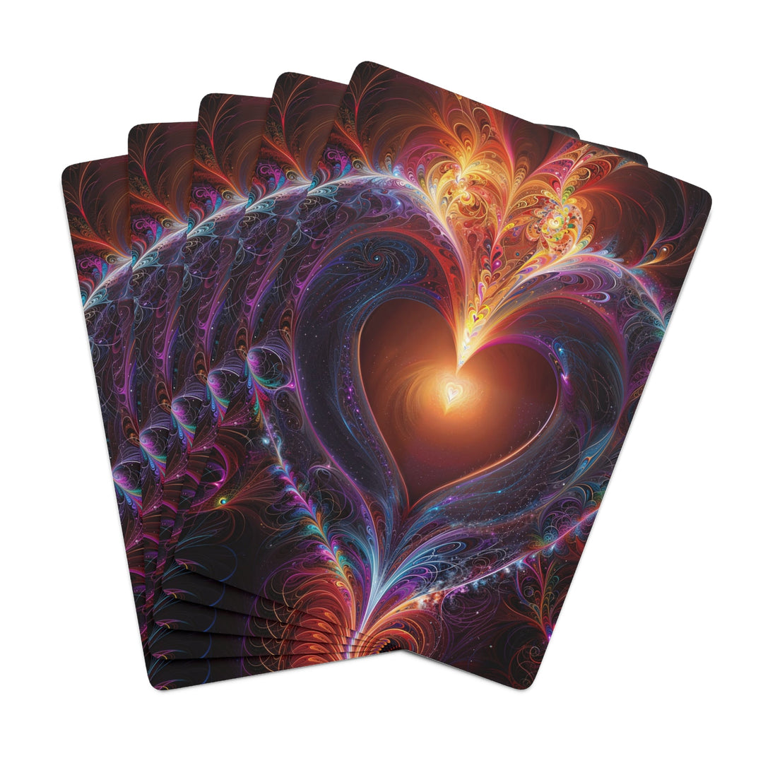 Cosmic Love Essence - Poker Cards - Paper products - g(0D·IO) - 2.47" x 3.47" - White - Semi Glossy