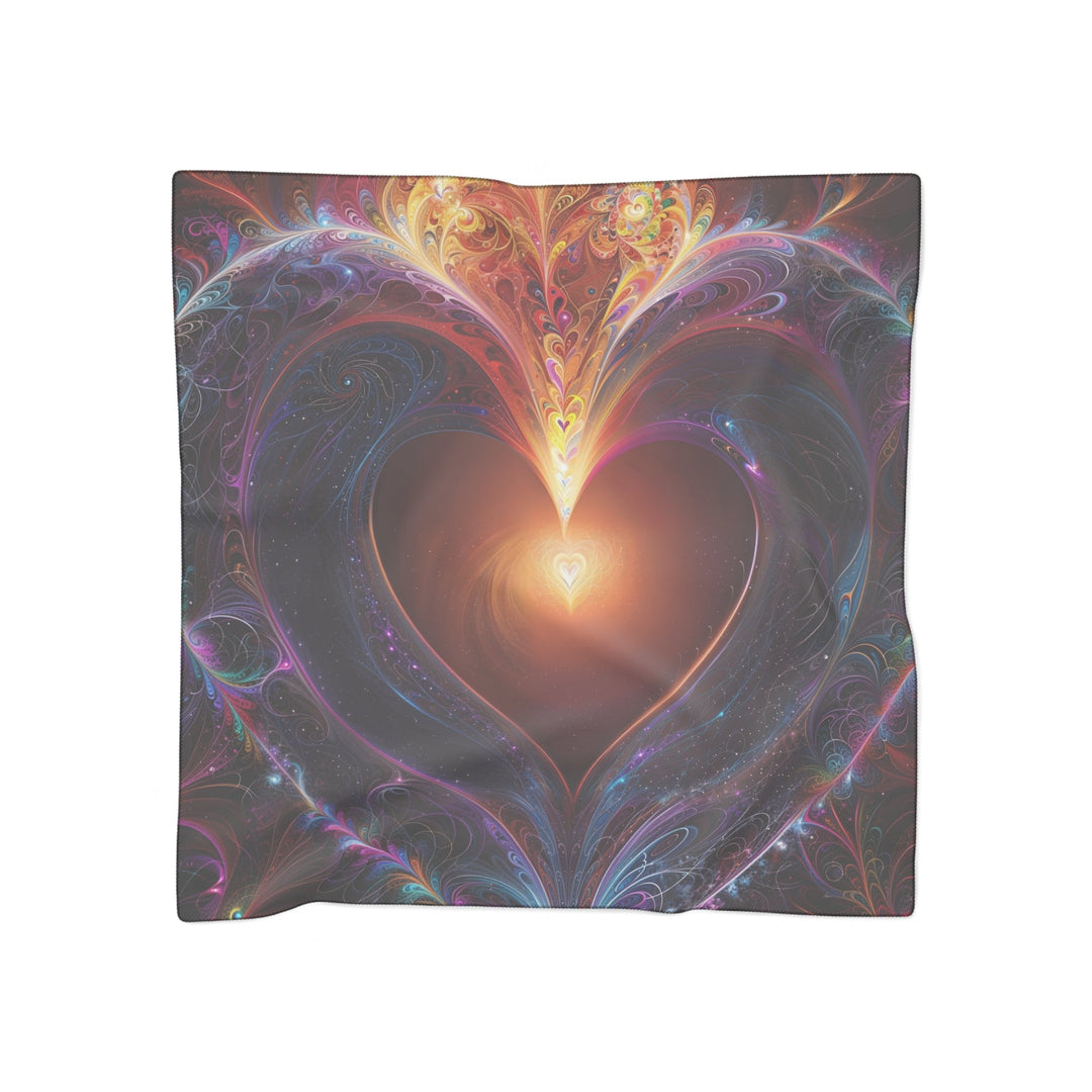 Cosmic Love Essence - Poly Scarf - Accessories - g(0D·IO) - Poly chiffon - 25" × 25" -