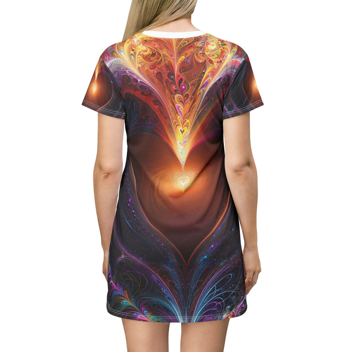 Cosmic Love Essence - T-Shirt Dress - All Over Prints - g(0D·IO) - XS - -