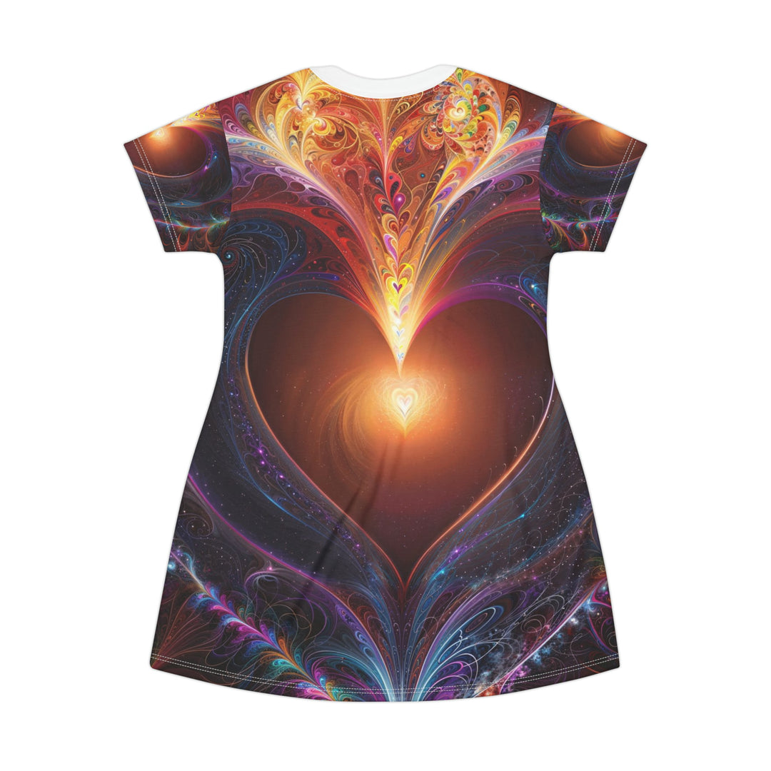 Cosmic Love Essence - T-Shirt Dress - All Over Prints - g(0D·IO) - XS - -